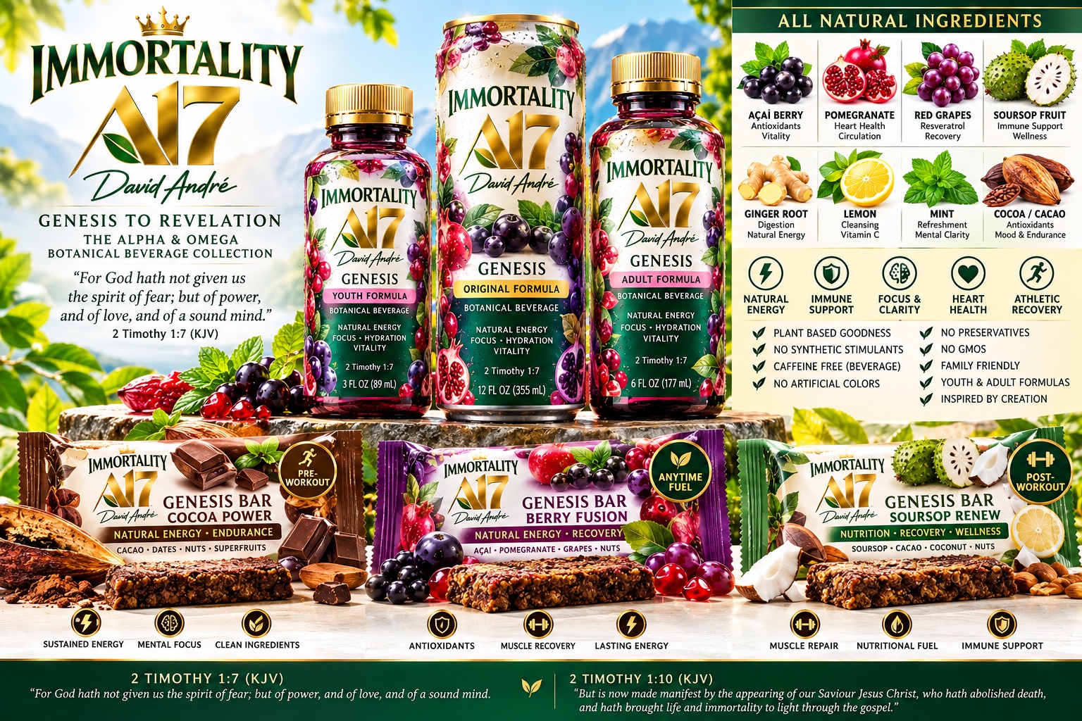 A17 beverage collection artwork
